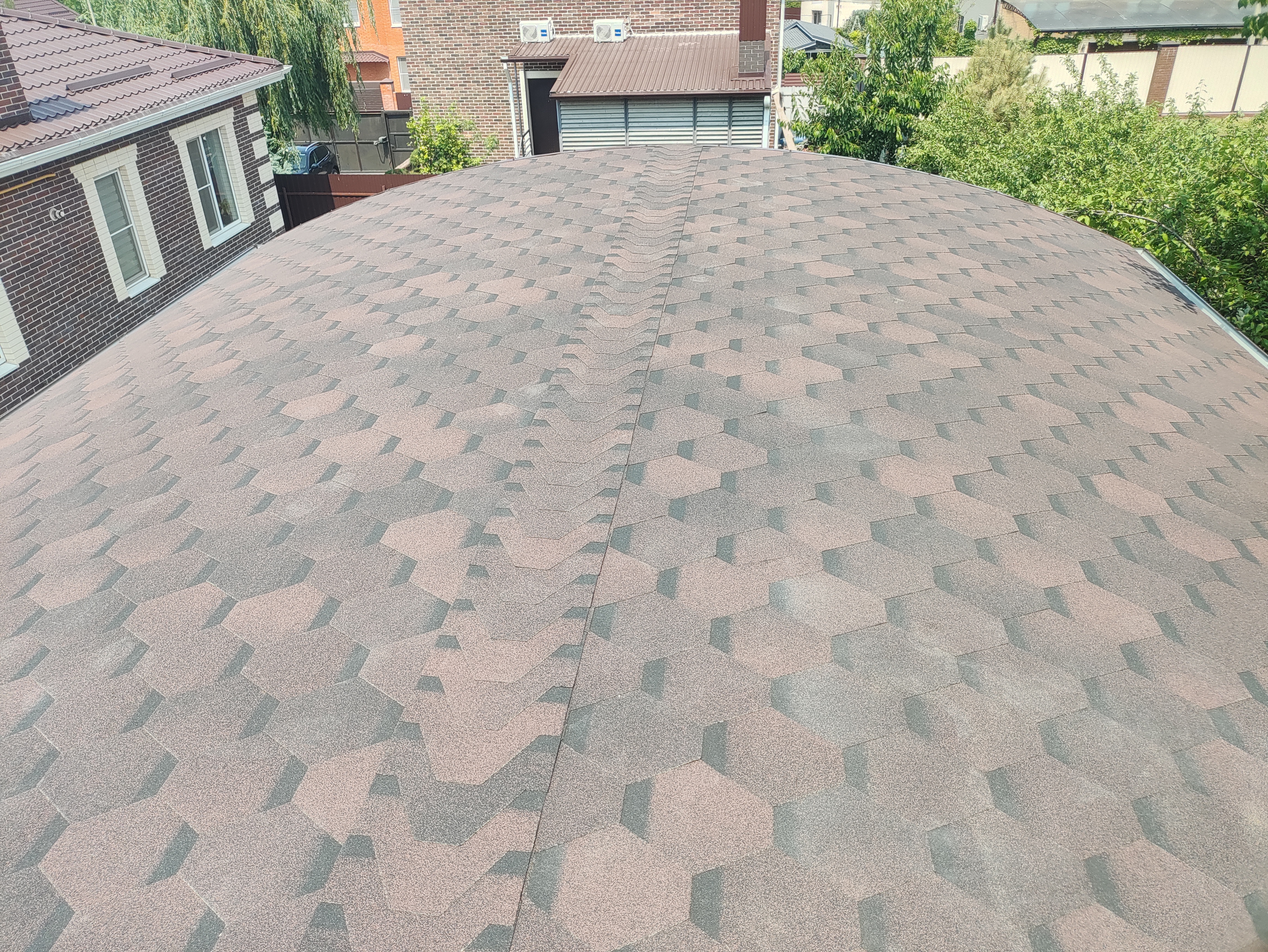 Навес из мягкой кровли