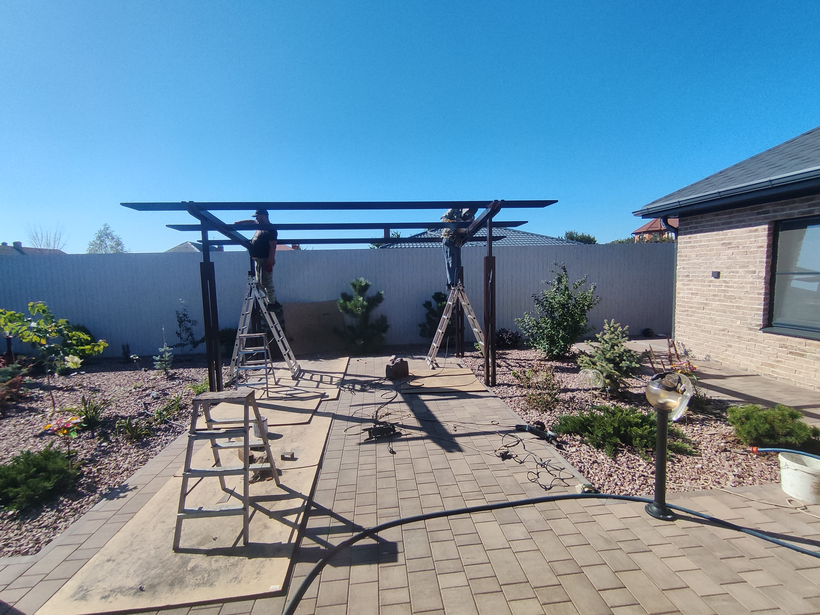 Навес из металла