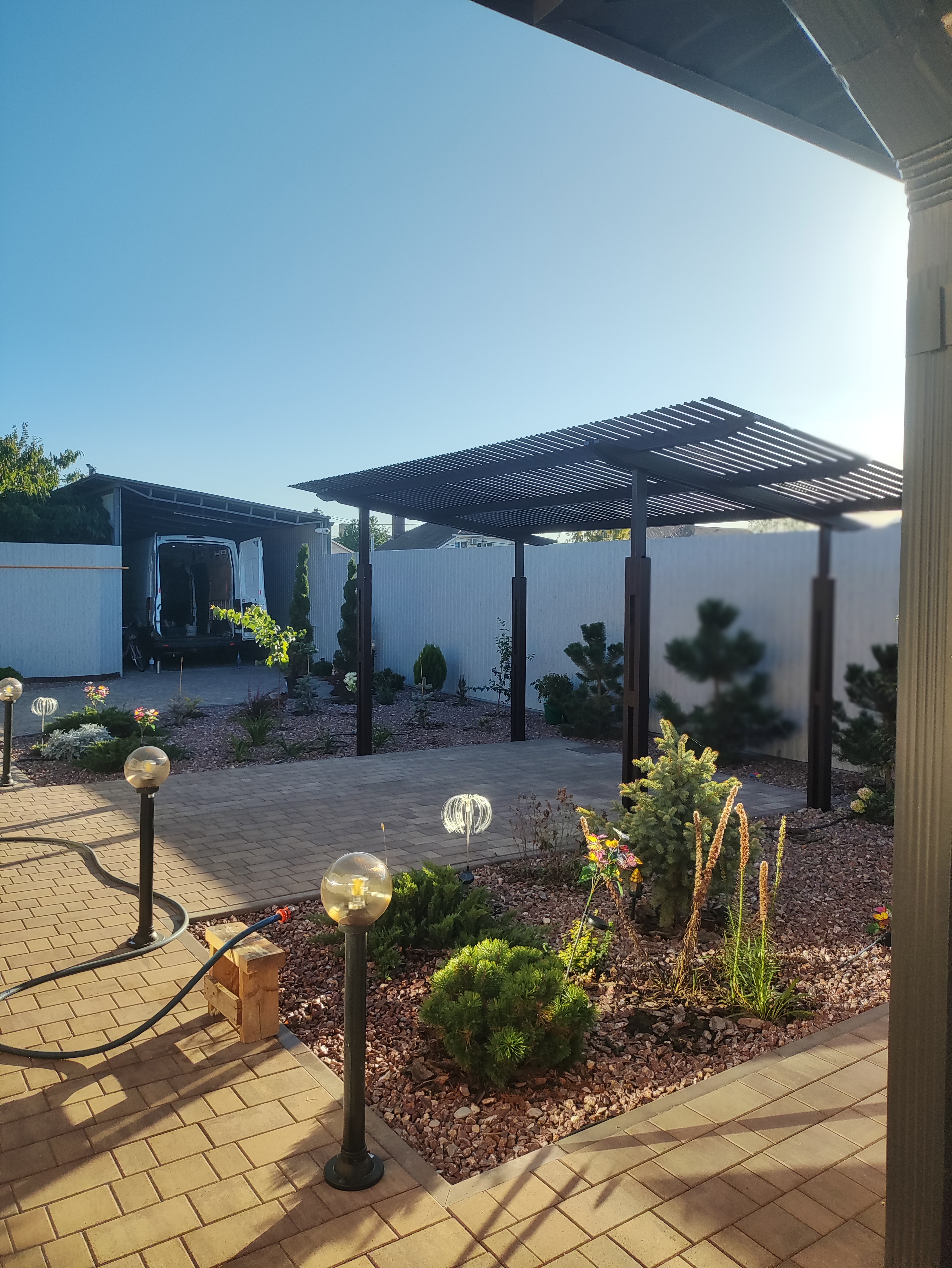 Навес из металла