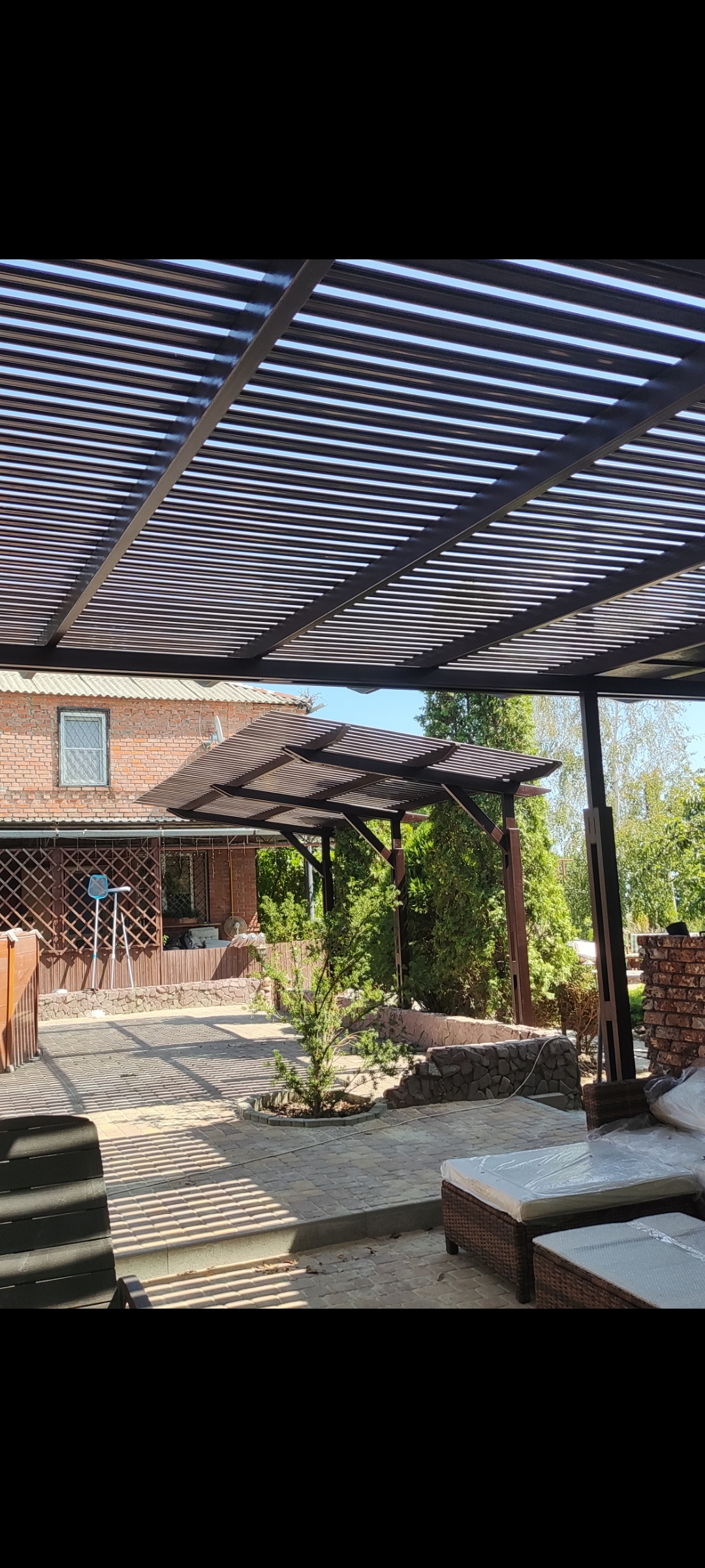 Навес из металла